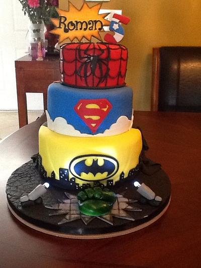 Superhero Cake - Cake by Cakes by Maray