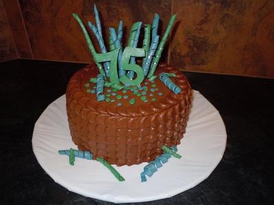75th Birthday Cake - Cake by sweetpeacakemom