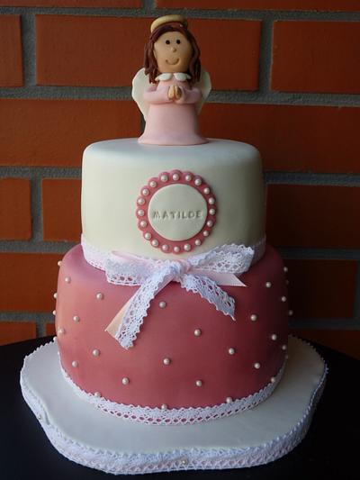 Christening cake - Cake by Aventuras Coloridas