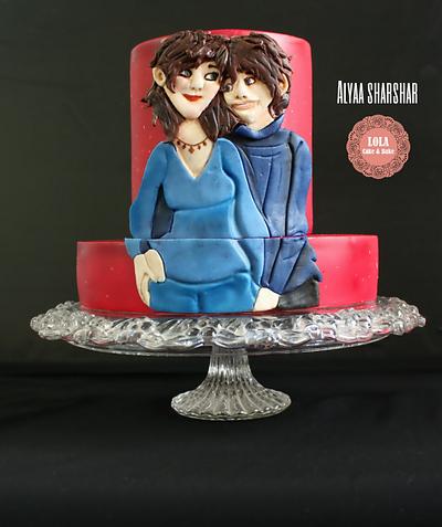 Valentine's day collaboration  CPC - Cake by Alyaa sharshar 