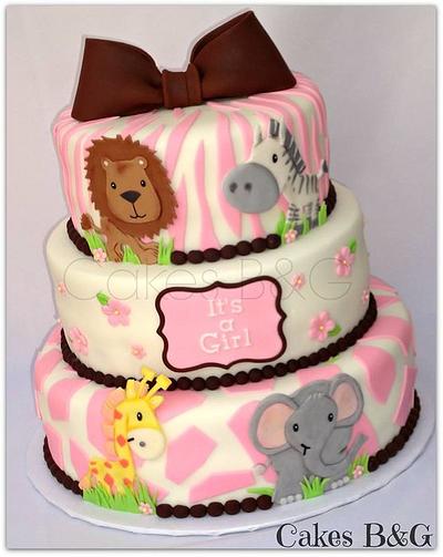 Sweet safari cake - Cake by Laura Barajas 