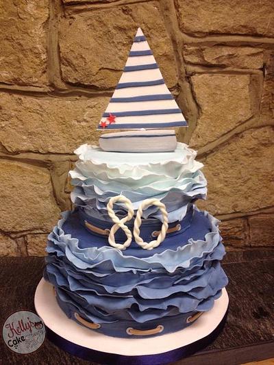 Nautical cake for my Pappy x - Cake by Kelly Hallett