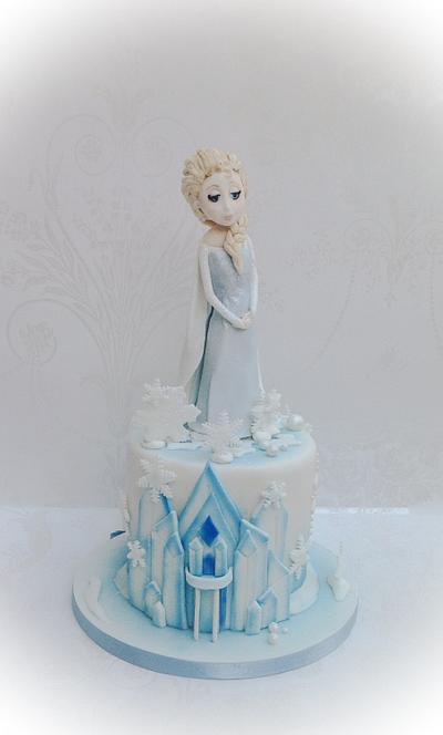 Elsa and Ice castle - Cake by Samantha's Cake Design
