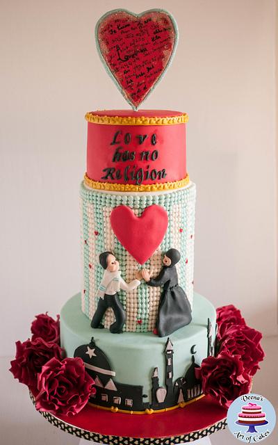 Be My Valentine Cake (Collaboration)  - Cake by Veenas Art of Cakes 