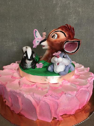Bambi and Friends - Cake by Doroty