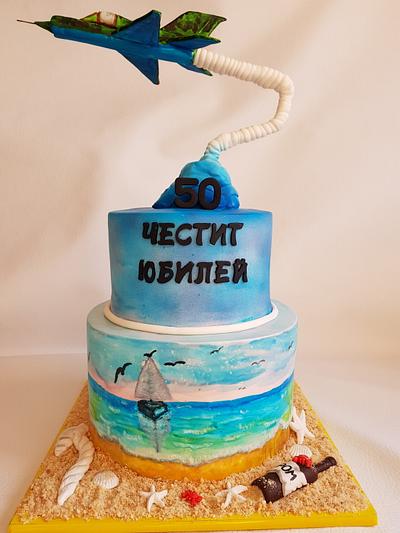 Airplane ( sea) cake - Cake by Ladybug0805