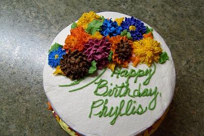 Autumn Birthday - Cake by Pamela