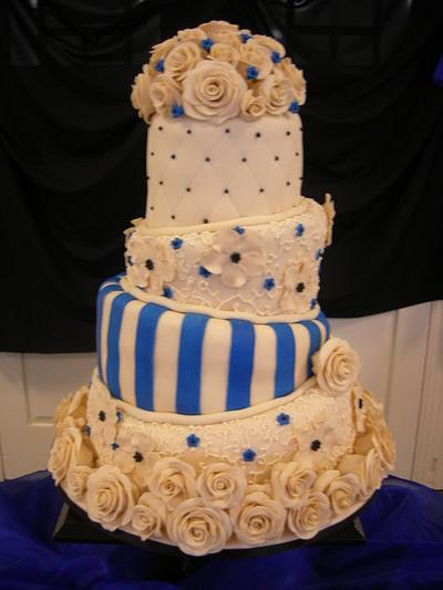 Topsy Turvy Wedding Cake - Cake by Deanna Dunn