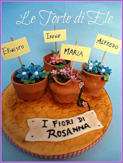 children are like flowering plants!!! - Cake by Eleonora Ciccone
