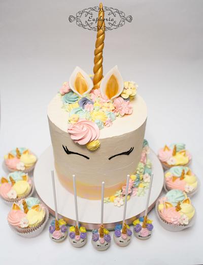 Unicorn party - Cake by Olya