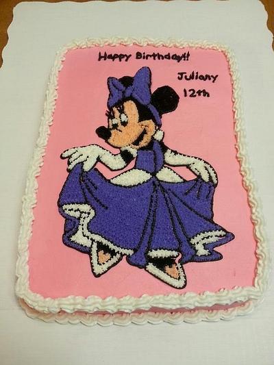 Minnie Mouse Birthday Cake - Cake by Roy Brewington