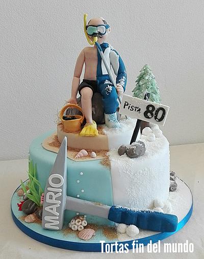 mare e montagna - Cake by Tortasfindelmundo