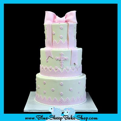 Christening cake - Cake by Karin Giamella