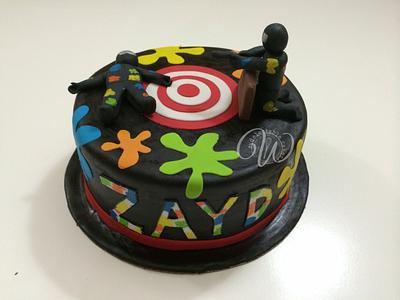 Paintball Cake - Cake by Rezana