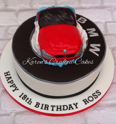 BMW car cake - Cake by Karens Crafted Cakes