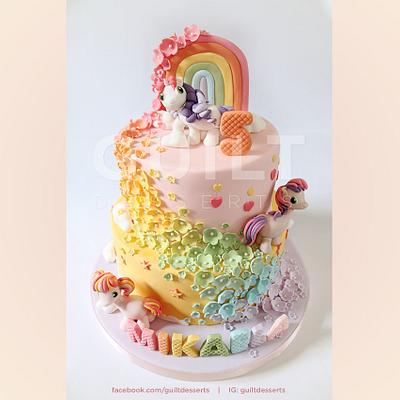 My Little Pony - Cake by Guilt Desserts