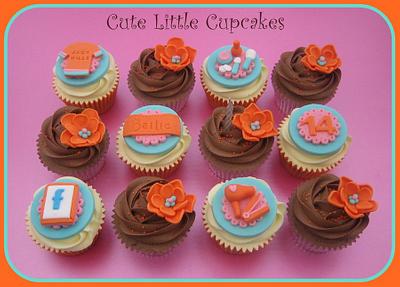 Teenage Girl Cupcakes - Cake by Heidi Stone