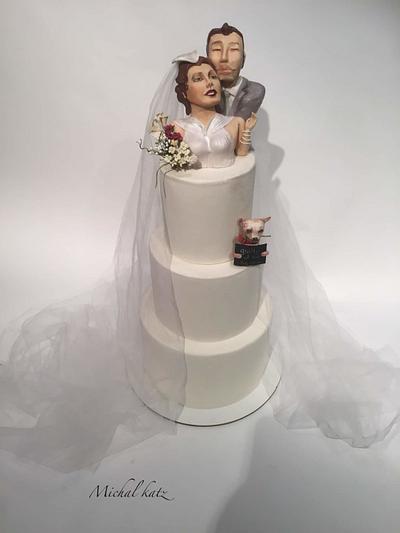 Vintage wedding cake - Cake by michal katz