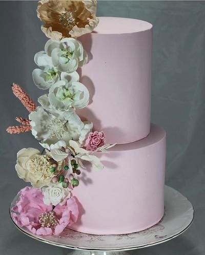 Flower Cake  - Cake by ELİF ERGİN