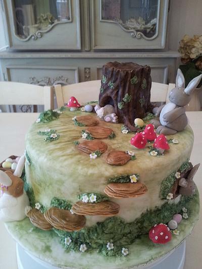 Easter Bunny - Cake by The Little Ladybird Cake Company