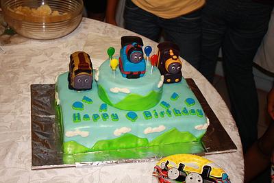 Thomas the train - Cake by NumNumSweets
