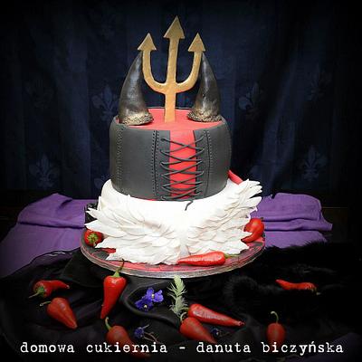 Angels and Demons - Cake by danadana2