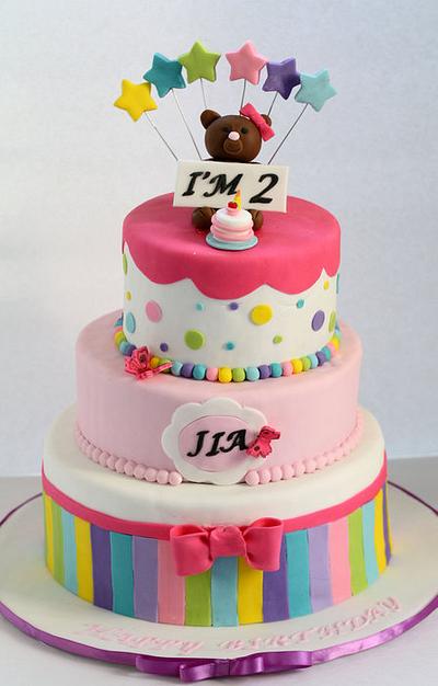 Jia's Birthday cake - Cake by Chaitra Makam