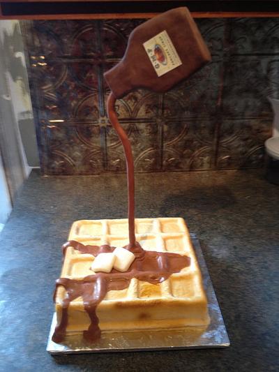waffle-class project at Flour Confections  - Cake by Forgoodnesscakes