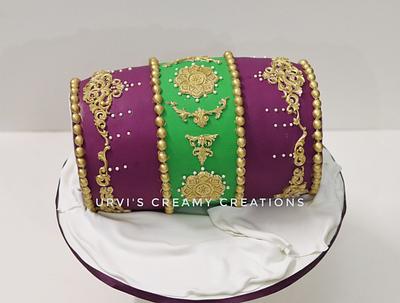Traditional Dholki Cake - Cake by Urvi Zaveri 