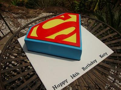 Superman Birthday Cake - Cake by Emma