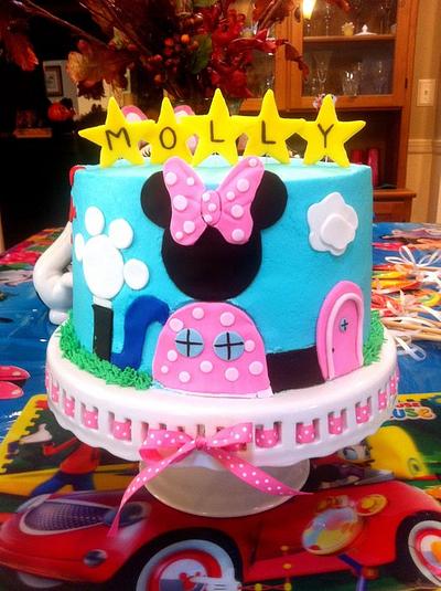 Minnie's Clubhouse - Cake by Sarah F