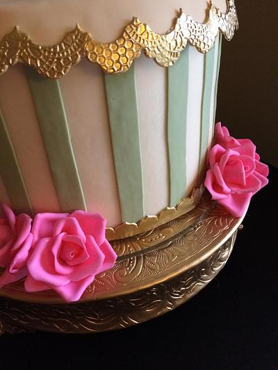 Tea Party Bridal Shower Cake - Cake by Trudy Melissa Cakes