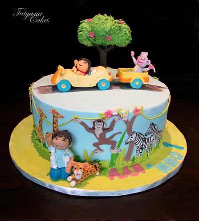 Dora and Diego - Cake by Tatyana Cakes
