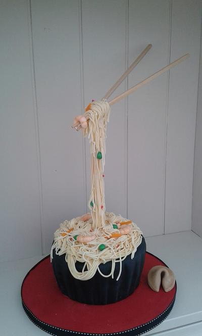 Noodle doodle Cake - Cake by Laras Theme Cakes