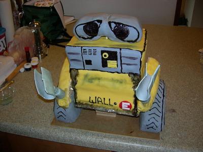 3-D WALL-E Cake - Cake by Deanna Dunn
