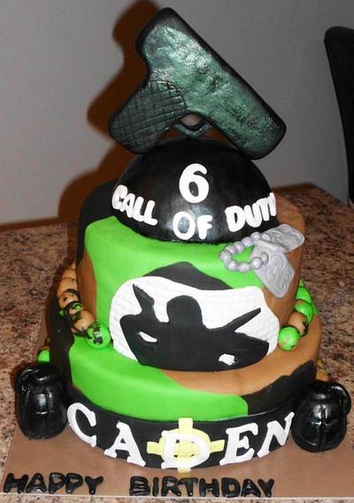 Call Of Duty Cake - Cake by Rita's Cakes
