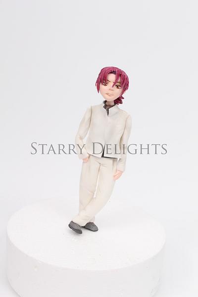 Matsuoka Rin anime topper - Cake by Starry Delights