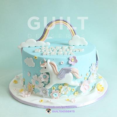 Unicorn Cake - Cake by Guilt Desserts
