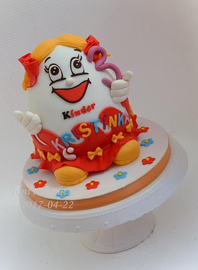 Kinder Girl :)  - Cake by Cakes by Toni