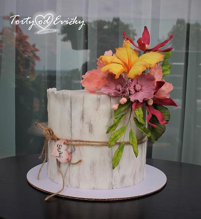 Flowers - Cake by Cakes by Evička