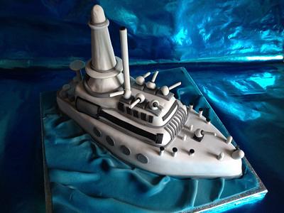 Battleship - Cake by Mandy