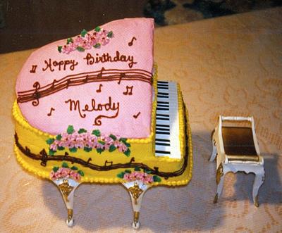 Piano Birthday Cake - Cake by Julia 