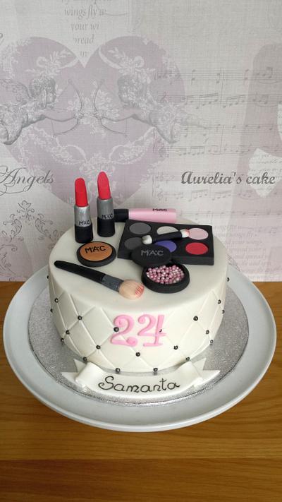 MAC cosmetics cake - Cake by Aurelia's Cake