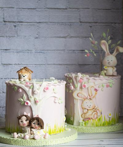 Cakes for twins - Cake by Vanilla & Me