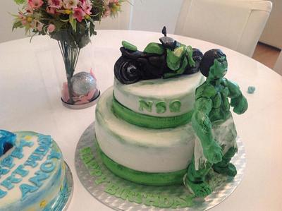 Hulk - my first try:)) - Cake by Malika