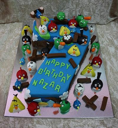 Angry Birds Cake - Cake by The House of Cakes Dubai