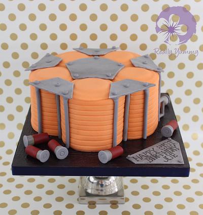 Clay pigeon shooting cake - Cake by Really Yummy