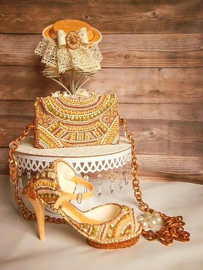 The vintage couture cake  - Cake by Koms