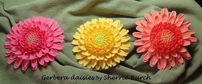 Gerbera daisies  - Cake by MBalaska