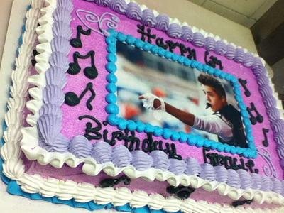 Justin Bieber  - Cake by cakes by khandra